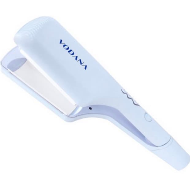 에이블리 보다나 S자 열판 40mm 물결펌 고데기 크리미블루하늘색