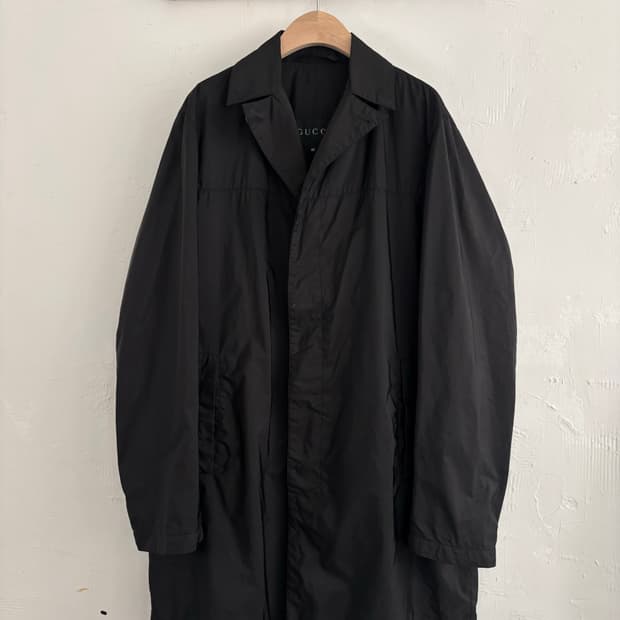 Gucci 구찌 패커블 블랙 나일론 코트