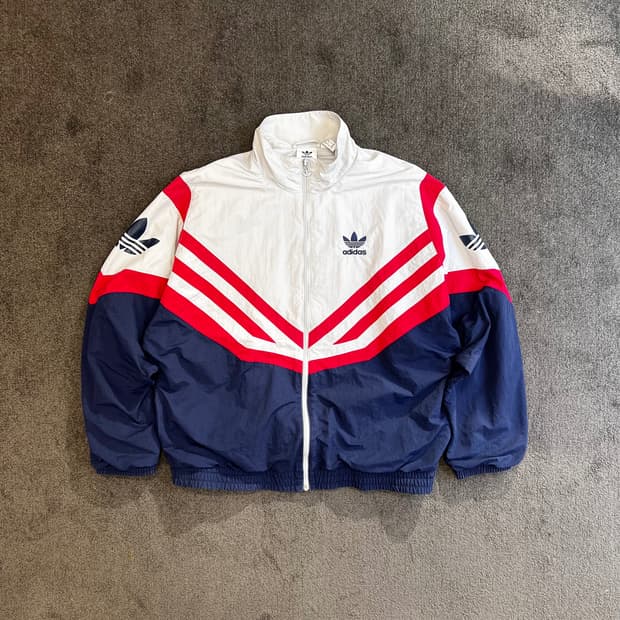 아디다스 빈티지 컬러블록 트랙탑