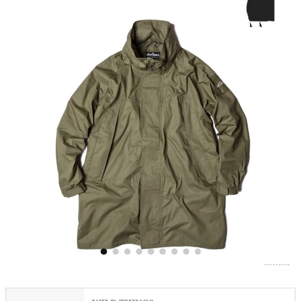 WILD THINGS 와일드씽스 라이트 몬스터 밀리터리자켓 올리브 새제품