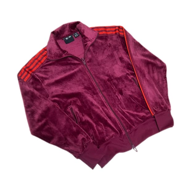 아디다스 아이비 파크 버건디 벨벳 자켓