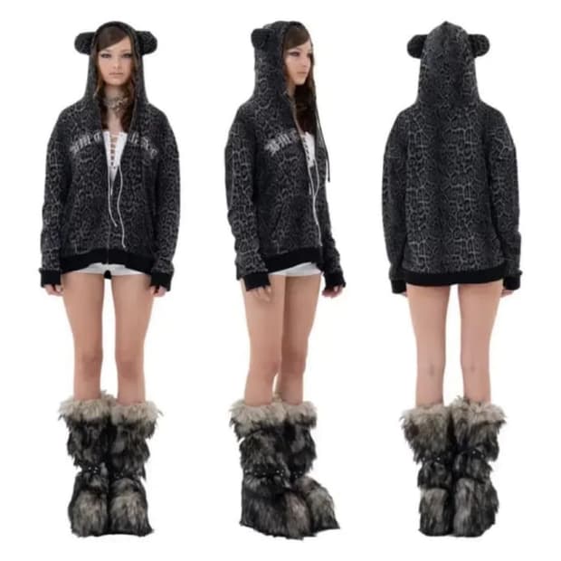 베이비메탈클럽 베메클 후드집업 y2k 일본 빈티지 갸루 모리걸