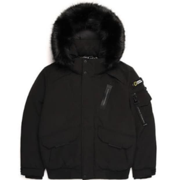 내셔널지오그래픽 타루가 RDS 숏다운 패딩 S (90)