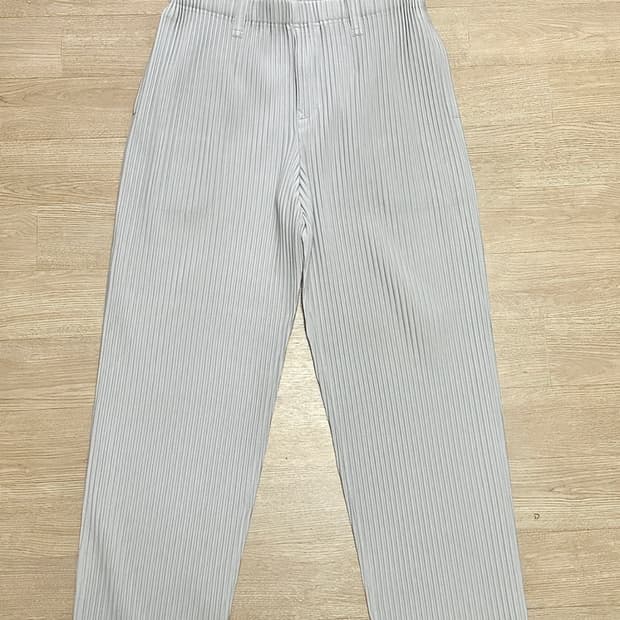 옴므플리세 베이직스트레이트팬츠 그레이 3사이즈