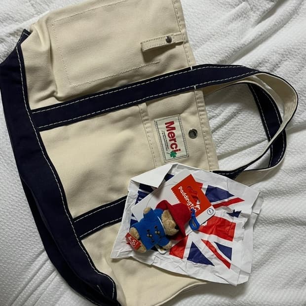 Merci 메르시 캔버스백