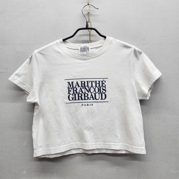 마리떼 프랑소와저버 클래식 로고 크롭반팔 S(S)