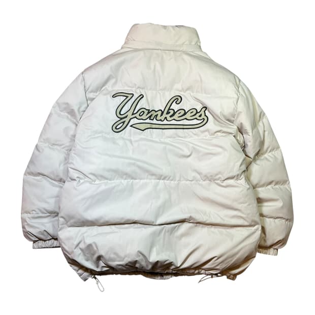WWS 엠엘비 뉴욕양키스 빅로고 덕다운 패딩