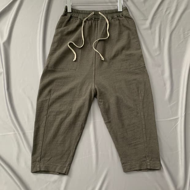 XS 릭오웬스 다크쉐도우 18 여성 드로우 스트링 배기 팬츠