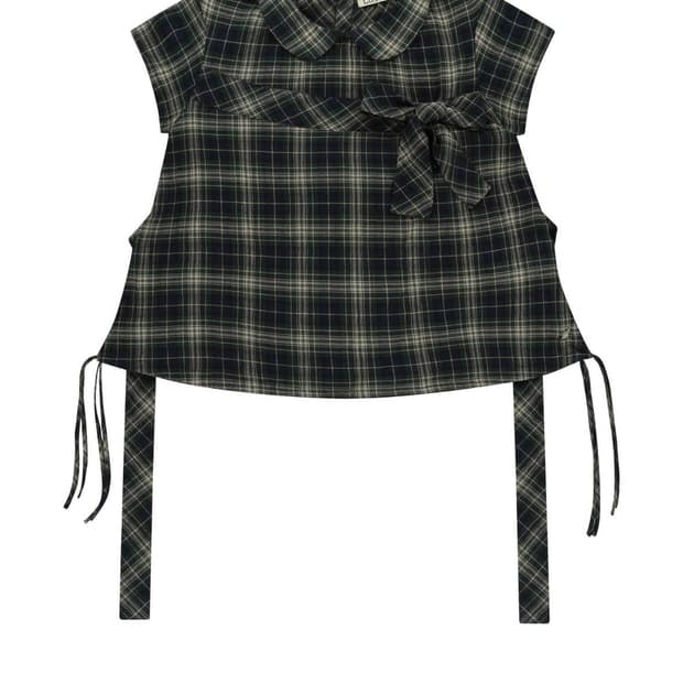 코이세이오 BOW BLOUSE CHECK
