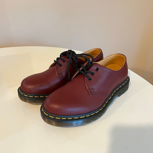 닥터마틴 1461 스무스 레더 옥스포드 체리 레드 슈즈