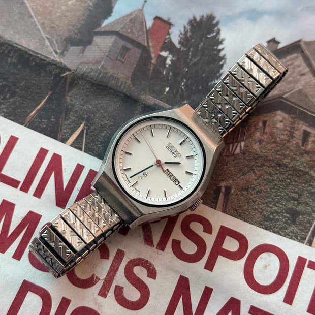 세이코 Seiko 쿼츠 데이 데이트