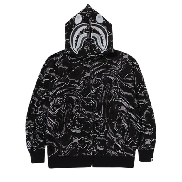 베이프 마블링 후드집업 블랙 L사이즈 구합니다