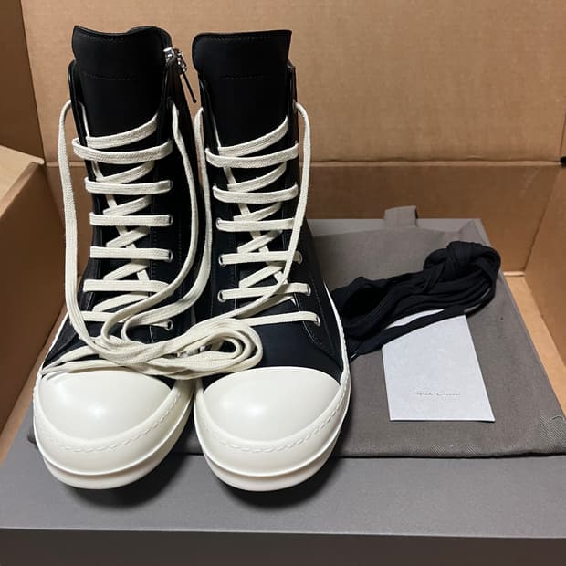 24 F/W Rick Owens Ramones High LOO