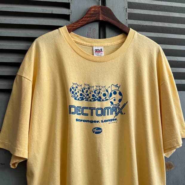 [XL]90's USA 빈티지 DECTOMAX 프로모 티셔츠