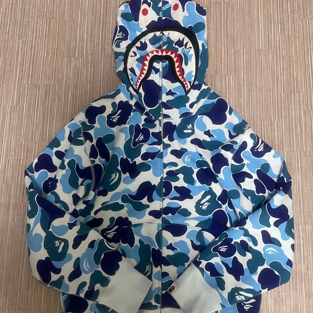 새거)베이프 abc 카모샤크후드집업 청계 우먼즈 여성s bape 미스치프