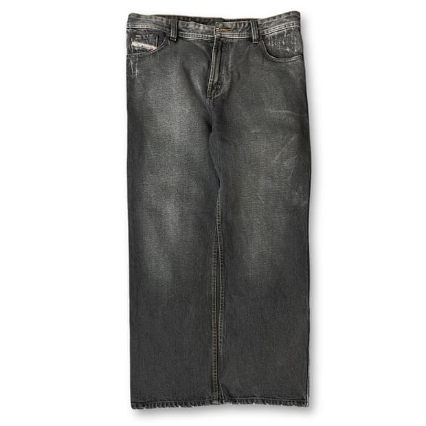 (36) 디젤 그레이 빈티지 워싱 데님 팬츠