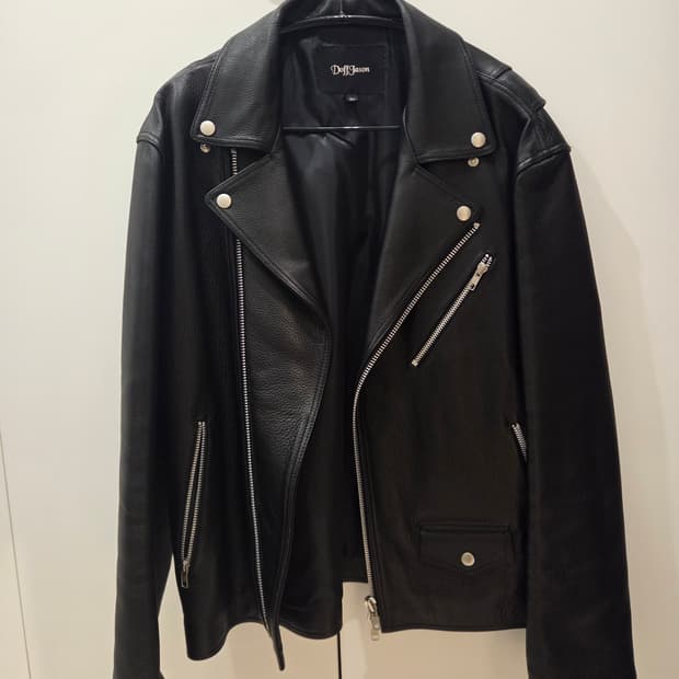 (XL)도프제이슨 카우하이드 라이더 자켓