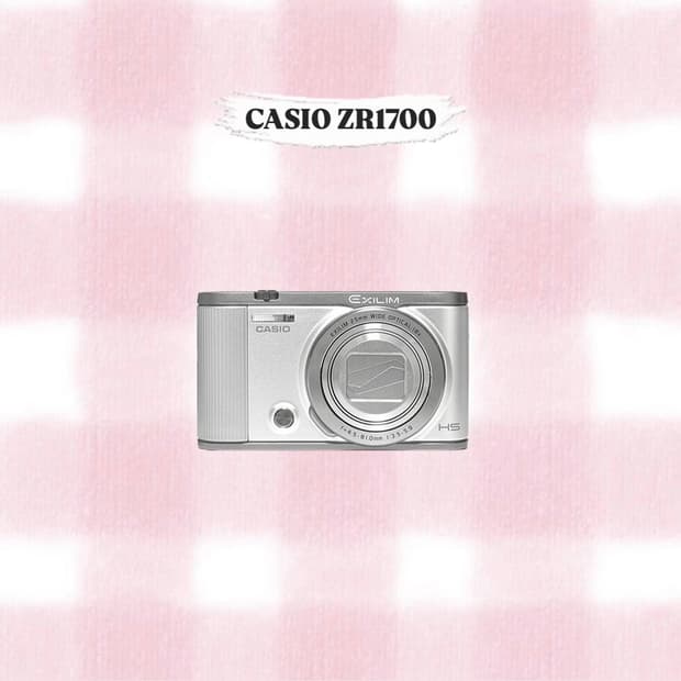 카시오 엑슬림 ZR1700 실버 빈티지디카