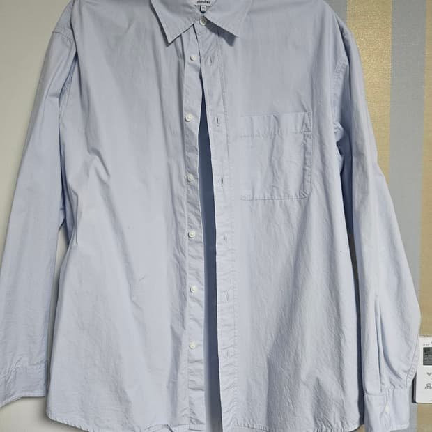 무신사스탠다드 워시드포플린셔츠 xl