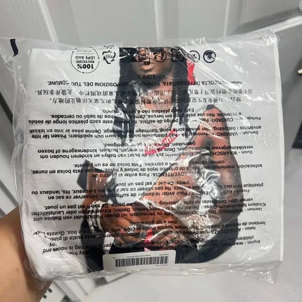 슈프림 플레이보이카티 포토 프린트 티셔츠 XL white