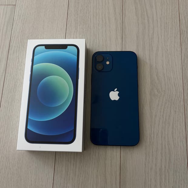 아이폰12 블루 128기가