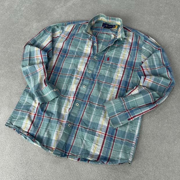 랄프로렌 체크 셔츠