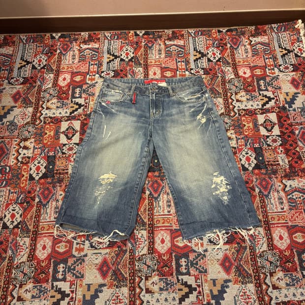 ASK Vintage Distressed Shorts