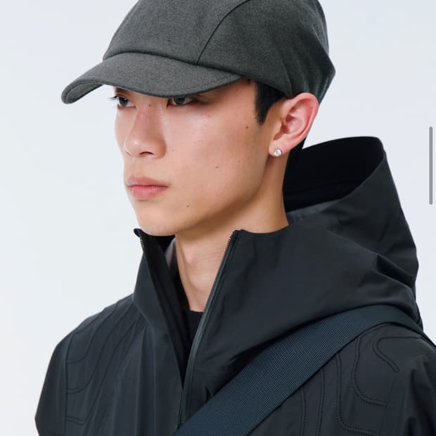 산산기어 소프트 스트링 캡 차콜