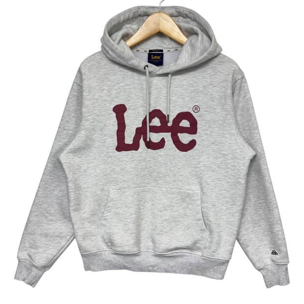 Lee 아치로고 라이트그레이 후드