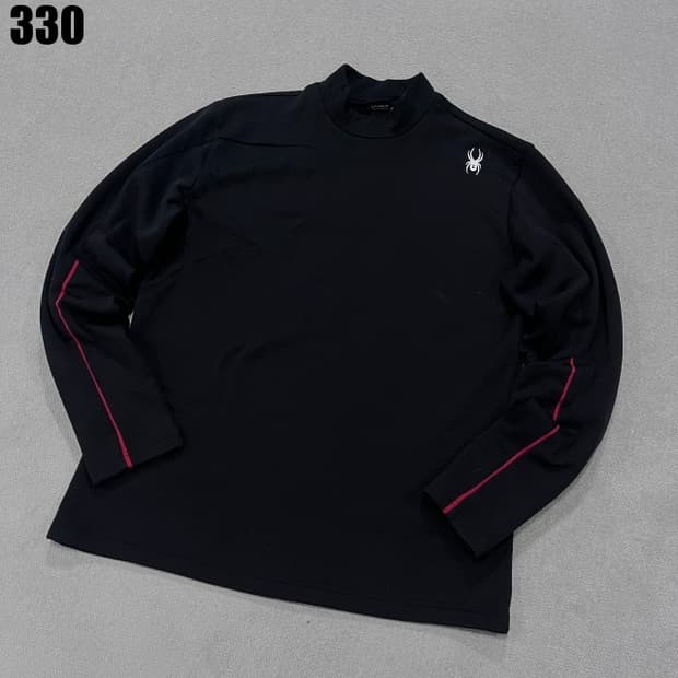 스파이더 블랙 긴팔티