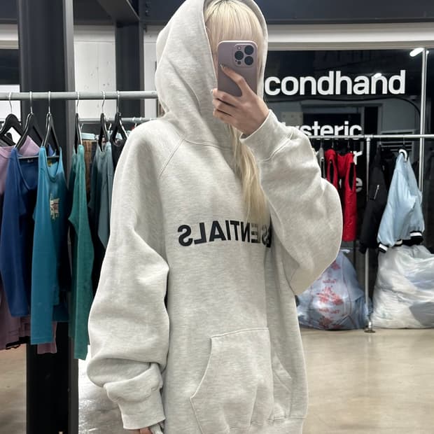 에센셜 피어오브갓 후드티