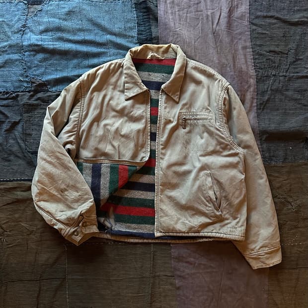 60s USA 빈티지 몽고메리워드 파워하우스 워크 자켓