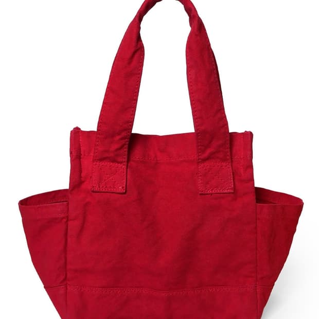 캐피탈 범포 스탠다드 토트백 레드 스몰