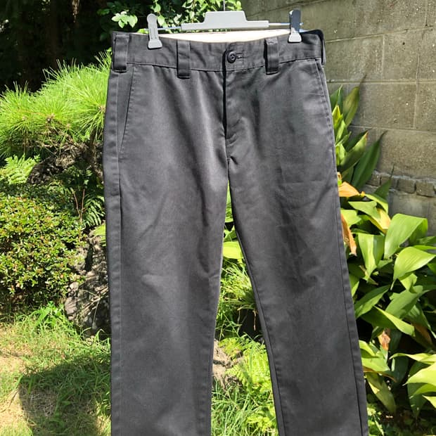 Beams Black Cotton Pants 빔즈 코튼팬츠