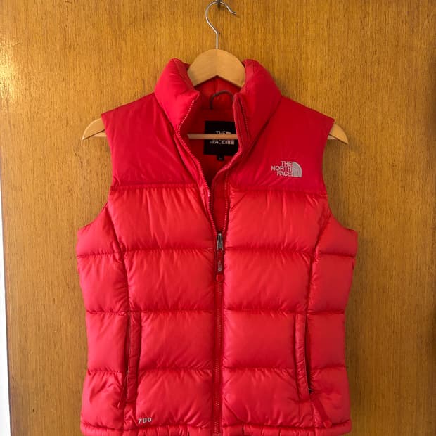 노스페이스 구스 패딩조끼