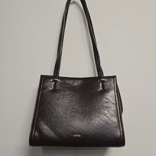 스탠드오일 브라운 레더 숄더백