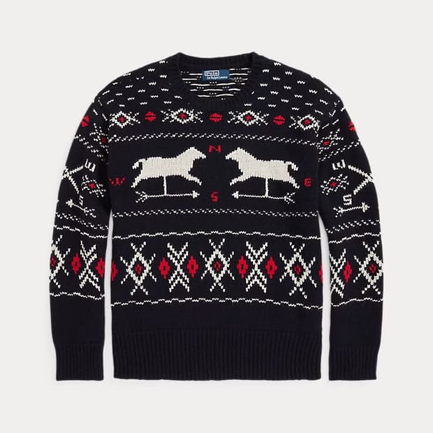 폴로 랄프 로렌 웨더베인 울 실크 스웨터