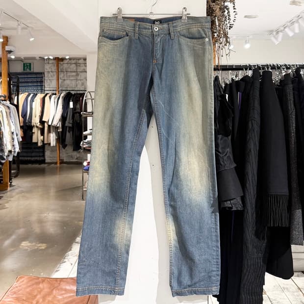 돌체 앤 가바나 빈티지 워싱 데님 팬츠