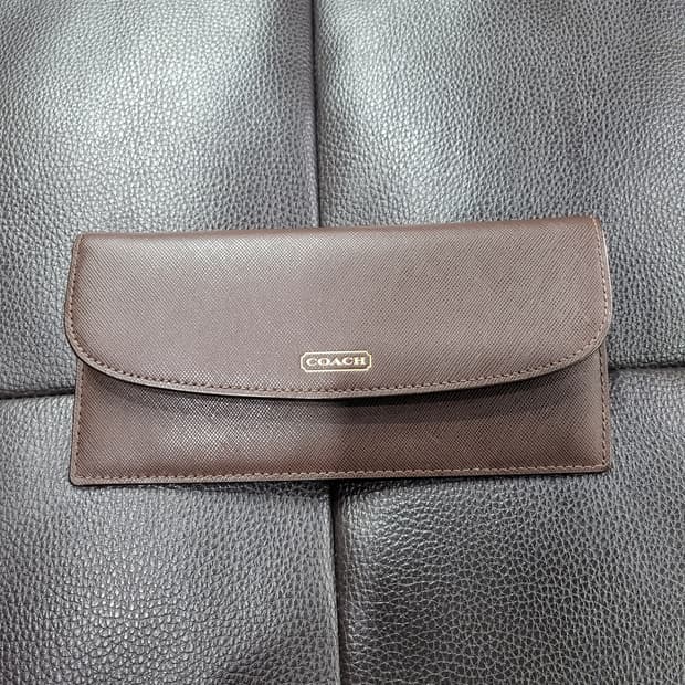 코치 슬림 장지갑