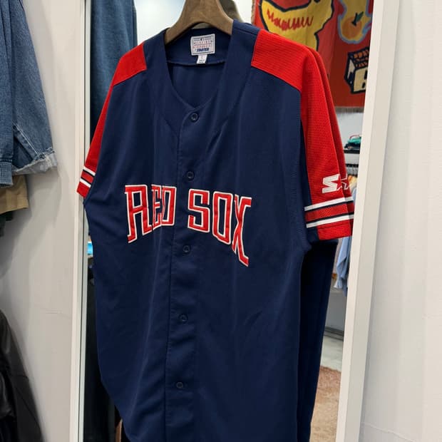 90s Starter 스타터 MLB 보스턴 레드삭스 베이스볼 저지