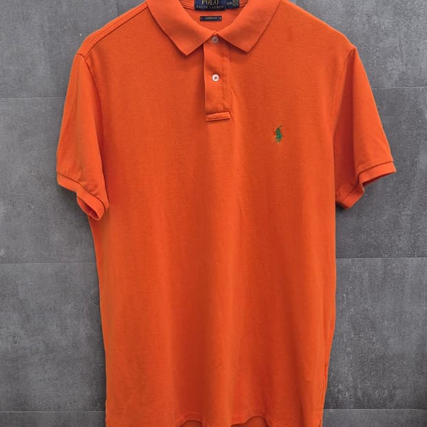 Polo / 오렌지 PK 반팔 폴로셔츠 L