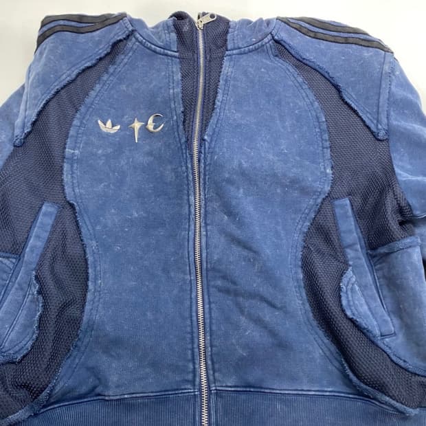 아디다스 떠그 클럽 후드집업 나이트 인디고