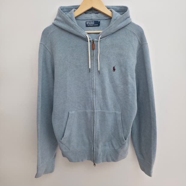 [L] 폴로 랄프로렌 스카이블루 후드집업