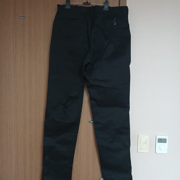 아나토미카 trim fit 블랙 팬츠 35