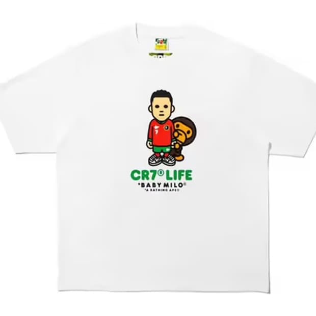 베이프 CR7 호날두 마일로 반팔티
