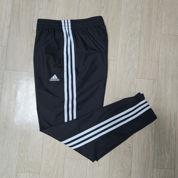 M) 아디다스 블랙 삼선 안감  트레이닝 트랙 팬츠
