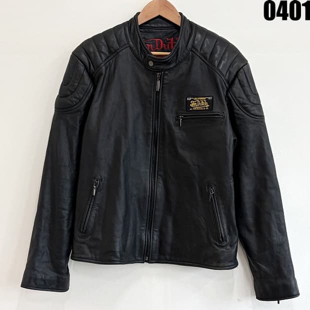 본디치(Von Dutch) 레더 라이더 자켓 100 0401