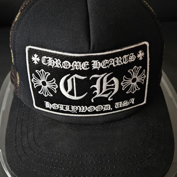 크롬하츠 카모트러커 모자 캡 메쉬캡