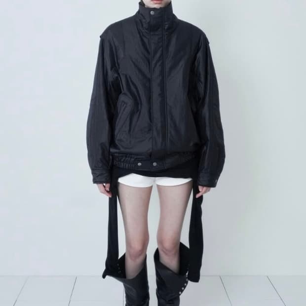 세릭 하이넥 봄버 블랙