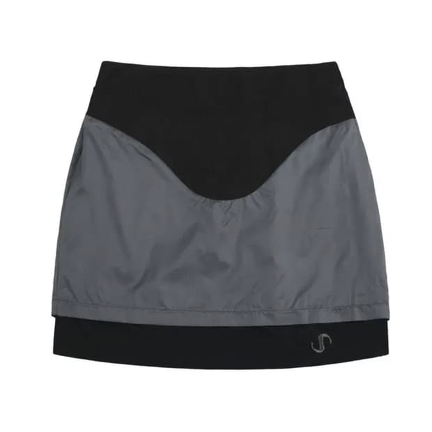 오호스 레이어드 요크 스커트